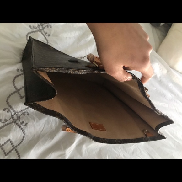 Louis Vuitton Sac Plat Moofram Canvas and Calfskin - Picture 3 of 4